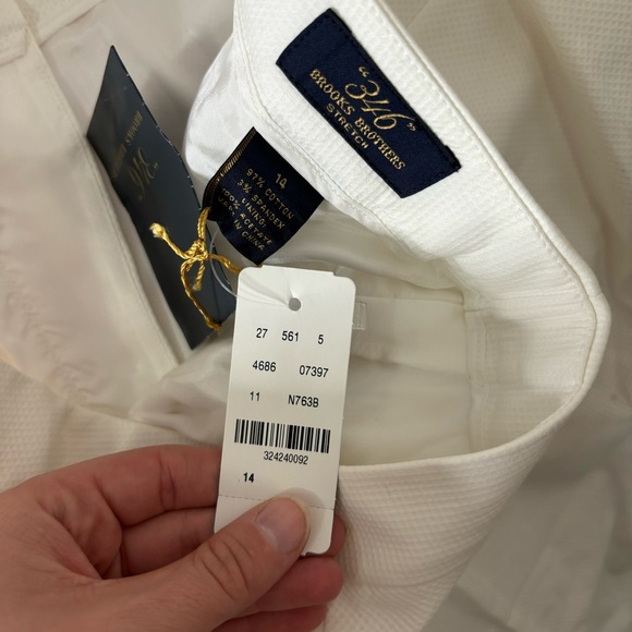 Brooks brothers pink trousers with palm tree print 14 nwt - Picture 5 of 8